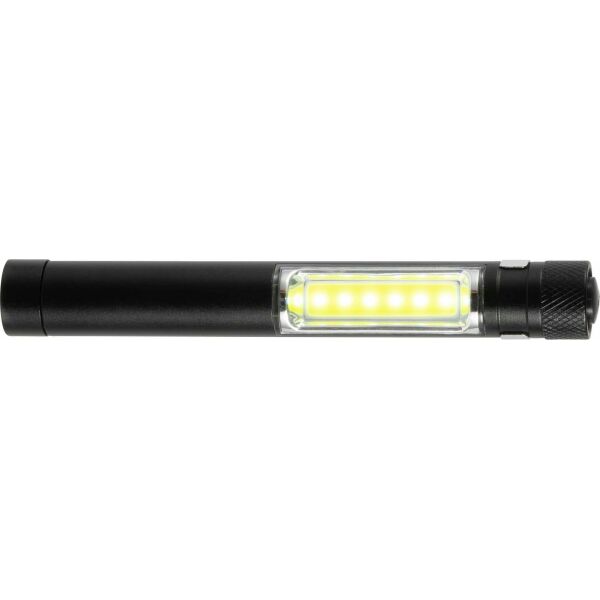 Zaklamp Beth | Aluminium | COB | 50 lumen - zwart Zaklamp Beth | Aluminium | COB | 50 lumen - zwart