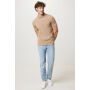 Iqoniq Yosemite gerecycled katoen pique polo, heather brown (XXS)