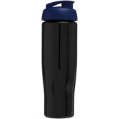 H2O Active® Tempo 700 ml sportfles met flipcapdeksel - Zwart/Blauw
