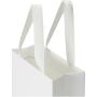Smartfold papieren tas van 210 g/m² met lintgrepen en een glanzende laminaatlaag - 24 x 10 x 32 cm - Wit Smartfold papieren tas van 210 g/m² met lintgrepen en een glanzende laminaatlaag - 24 x 10 x 32 cm - Wit