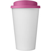 Americano® Eco 350 ml gerecyclede drinkbeker - Wit/Roze Americano® Eco 350 ml gerecyclede drinkbeker - Wit/Roze