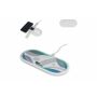 3-in-1 Draadloze Oplader 15W, Smartphone / Apple Watch / AirPod - Wit
