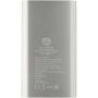 Juice type-C draadloze powerbank van 4000 mAh van gerecycled aluminium - Zilver