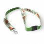 Polyester keycord met gesublimeerde satijnen overlay