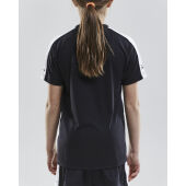CRAFT PROGRESS JERSEY CONTRAST JR BLACK/WHITE 122 CRAFT PROGRESS JERSEY CONTRAST JR BLACK/WHITE 122