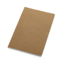 Salton A5 GRS gecertificeerd recycled papieren notitieboek, bruin