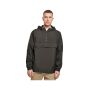Basic Pull Over Jacket - Black - S Basic Pull Over Jacket - Black - S