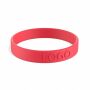 Gepersonaliseerde siliconen polsbandjes (12 mm breed)