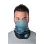 Lara sublimatie multi-scarf met fleecelaag en zomen - Grafiet