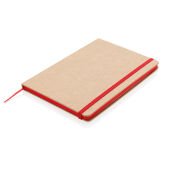 A5 kraft notitieboek, rood