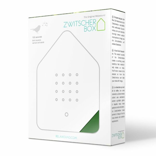 Huisje met vogelgeluiden | Zwitscherbox | Groen Huisje met vogelgeluiden | Zwitscherbox | Groen