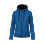 Heather damesvest met capuchon Light royal blue melange S