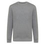 Iqoniq Etosha lichtgewicht gerecycled katoen sweater, light heather anthracite (M)