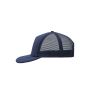5 Panel Flat Peak Cap navy one size