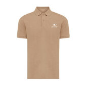 Iqoniq Yosemite gerecycled katoen pique polo, heather brown (XXS)