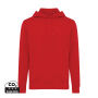 IQONIQ Rila lichtgewicht gerecycled katoen hoodie, rood (S)