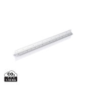 Aluminium driehoeks liniaal, zilver