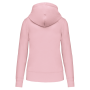 Ecologische damessweater met capuchon Pale Pink XS