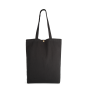 Shopper van verwassen katoen Washed Black One Size