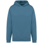 Ecologische uniseks oversized sweater met capuchon Adriatic Blue L