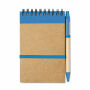 SONORA - A6 notitieblok en balpen - Blauw