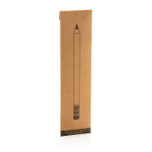 Bamboe infinity potlood met gum, bruin