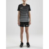 *Pro Control stripe jersey jr black/platin 122/128