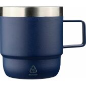 Gerecycled roestvrijstalen dubbelwandige drinkbeker (180 ml) Lilia blauw Gerecycled roestvrijstalen dubbelwandige drinkbeker (180 ml) Lilia blauw