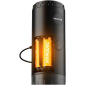 Prixton Roma draagbaar koffiezetapparaat - Zwart