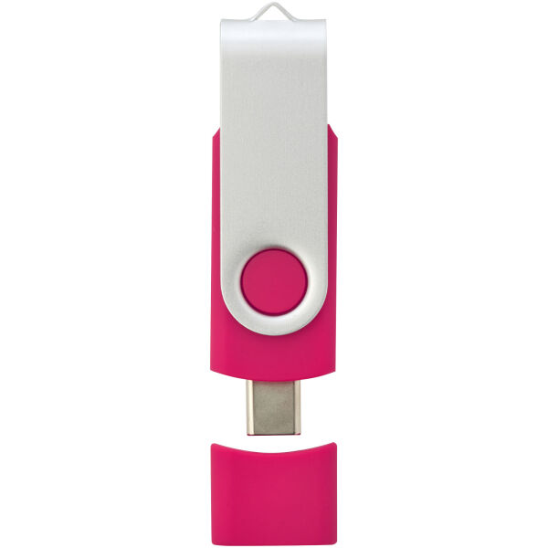 OTG draaiende USB type-C - Magenta - 8GB