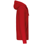 Hooded Sweater Met Rits Red XS