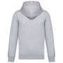 Gerecycled sweater met rits en capuchon uniseks Oxford Grey XS
