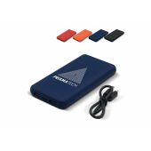 Elite Rubberized Powerbank 8000mAh - Zwart