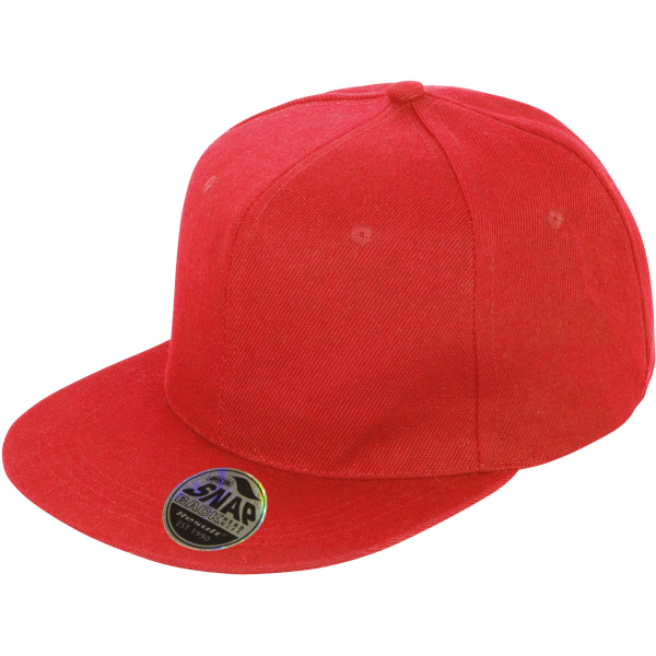 Bronx Original snapbackpet met platte klep Red One Size Bronx Original snapbackpet met platte klep Red One Size