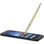 Ore aluminium balpen met stylus (blauwe inkt) - Champagne