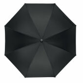 RAYNA - 27" auto paraplu houten greep - Zwart