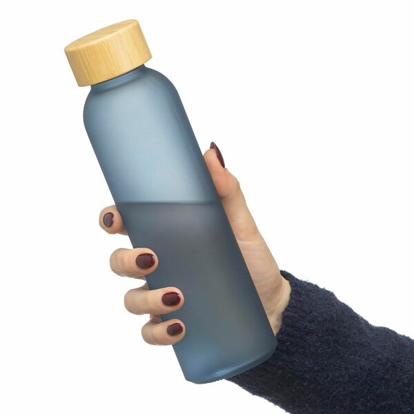 Glazen drinkfles (500 ml) Levi zwart Glazen drinkfles (500 ml) Levi zwart