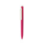 Vibe GRS certified R-ABS pen met ultra vloeiende inkt, roze, wit