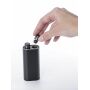 Aluminium 2-in-1 powerbank Letitia zwart