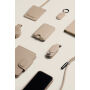 VINGA Baltimore RCS Passport houder met Dual FInder, greige VINGA Baltimore RCS Passport houder met Dual FInder, greige