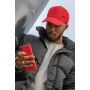 Impact AWARE™ 5 panel 190gr gerecycled katoenen cap, rood