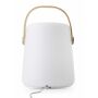 Kunststof LED speaker wit