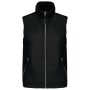 Met fleece gevoerde bodywarmer heren black S