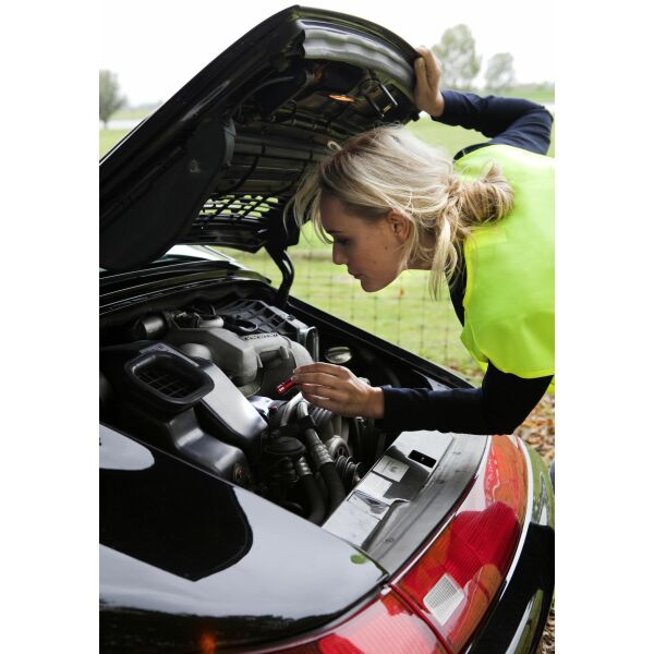 Aluminium 2-in-1 sleutelhanger Anna zwart Aluminium 2-in-1 sleutelhanger Anna zwart