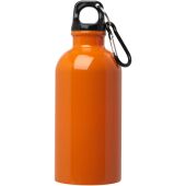 Oregon 400 ml RCS gecertificeerde enkelwandige roestvrijstalen waterfles met karabijnhaak - Oranje