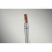 BERGAMO + - Gerecyclede aluminium pen - Mat Zilver