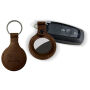 Sleutelhanger P02812, Leder, Bruin