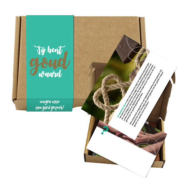 Mooie momenten kletskaartjes Goud | 87 Vragenkaartjes en quotes | On speaking terms