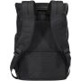 Rhine GRS gerecycled 38,1 cm rolltop rugzak 18 l - Zwart