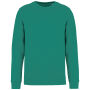 Ecologische uniseks sweater met ronde hals Gemstone Green XS